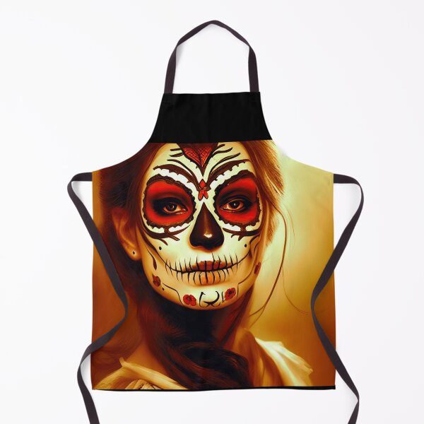 Item preview, DAY-OF-THE-DEAD-FEMALE- Art Illustration designed and sold by Shuvra Gain.