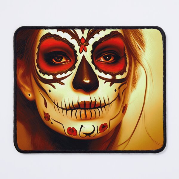 Item preview, DAY-OF-THE-DEAD-FEMALE- Art Illustration designed and sold by Shuvra Gain.