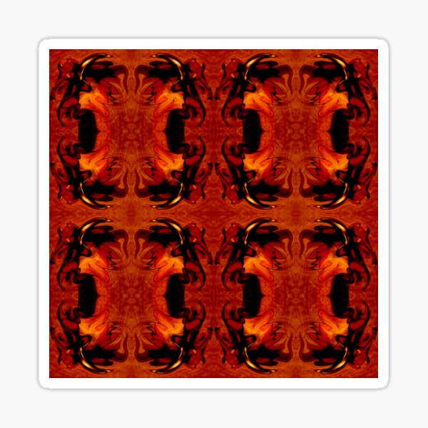 Vista previa del artículo con la obra «Pattern of Burning Flame», diseñado y vendido por mavicfe.
