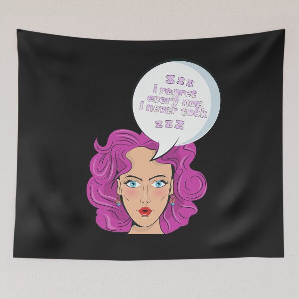 Item preview, I regret every nap I never took funny saying designed and sold by Emotionville.