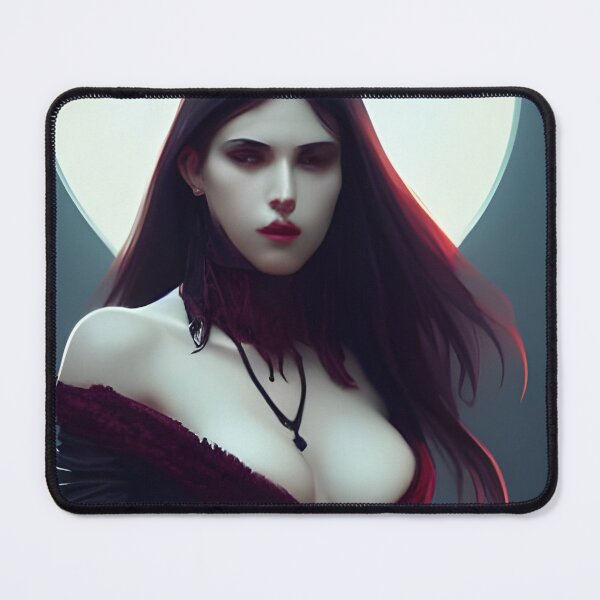 Item preview, Sexy Vampire Seductress Alluring Dark Madame Beautiful Artwork designed and sold by Eliteijr.