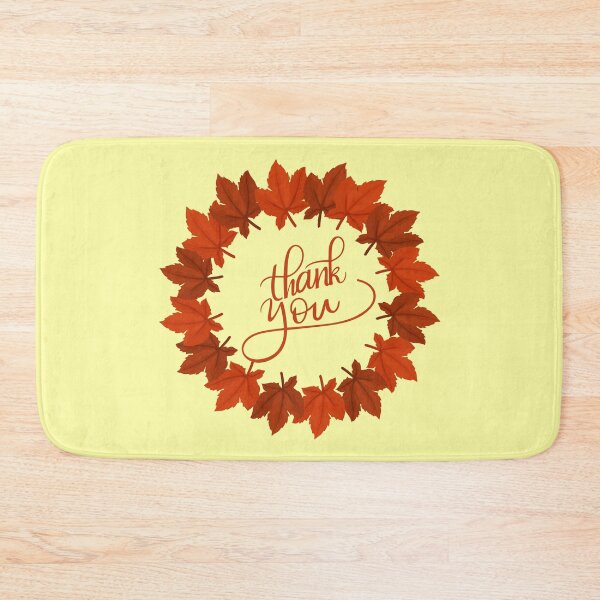 Item preview, Thank You Background With Autumn Leaves designed and sold by risingrocket.
