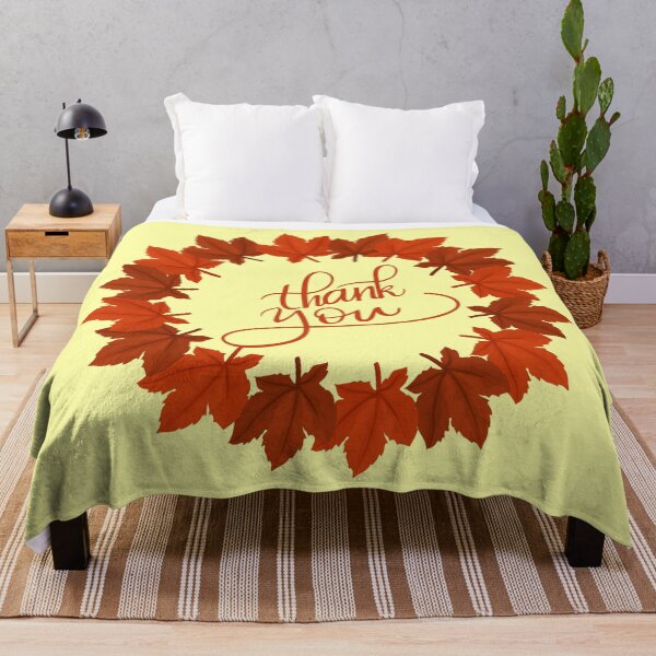 Item preview, Thank You Background With Autumn Leaves designed and sold by risingrocket.