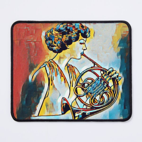 Item preview, Woman plays the flugelhorn designed and sold by Artbellachi.