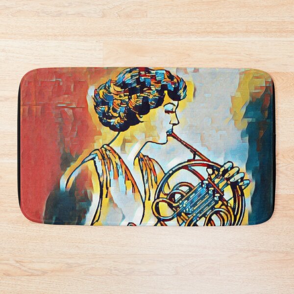 Item preview, Woman plays the flugelhorn designed and sold by Artbellachi.