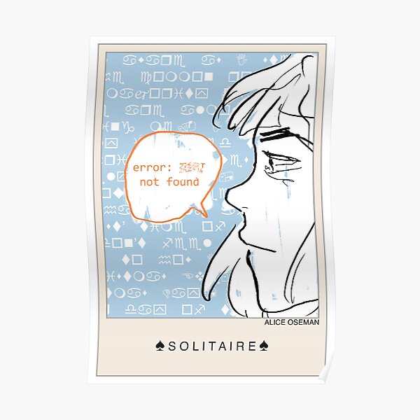 Solitaire Poster Poster