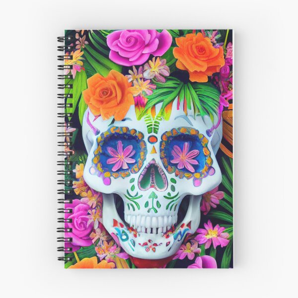 Item preview, Life Affirming Sugar Skull  designed and sold by GreyRoseDigital.