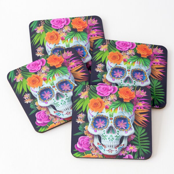Item preview, Life Affirming Sugar Skull  designed and sold by GreyRoseDigital.