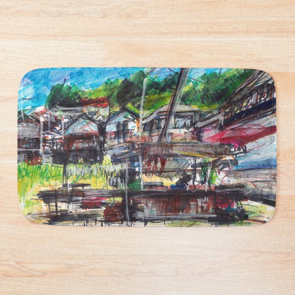 Item preview, Squid Town 2 Sketch - Marker and Coloured Pencil designed and sold by TomuAri.