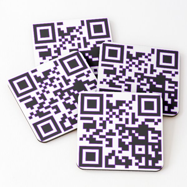 Item preview, Rick roll QR code sticker designed and sold by GreenBubIe.