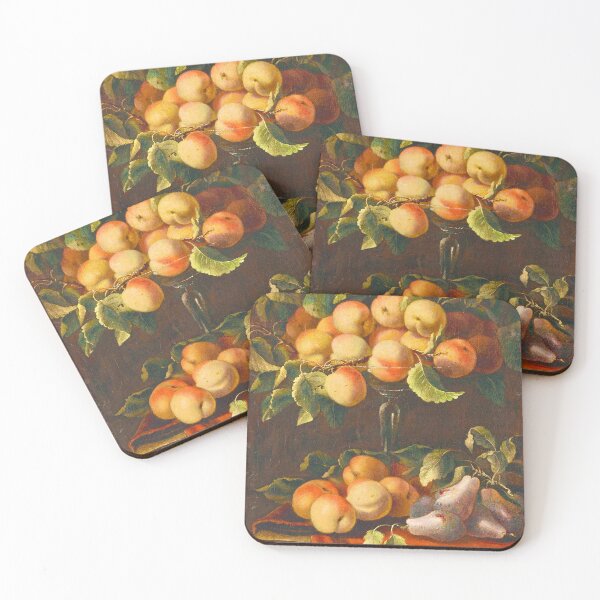 Item preview, Still Life with Fruit and Glass Tazzas by Carlo Manieri (digitally enhanced) designed and sold by Amanda1775.
