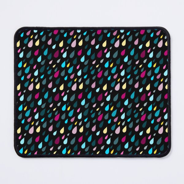 Item preview, Rainy day pattern in black designed and sold by HelgaScand.