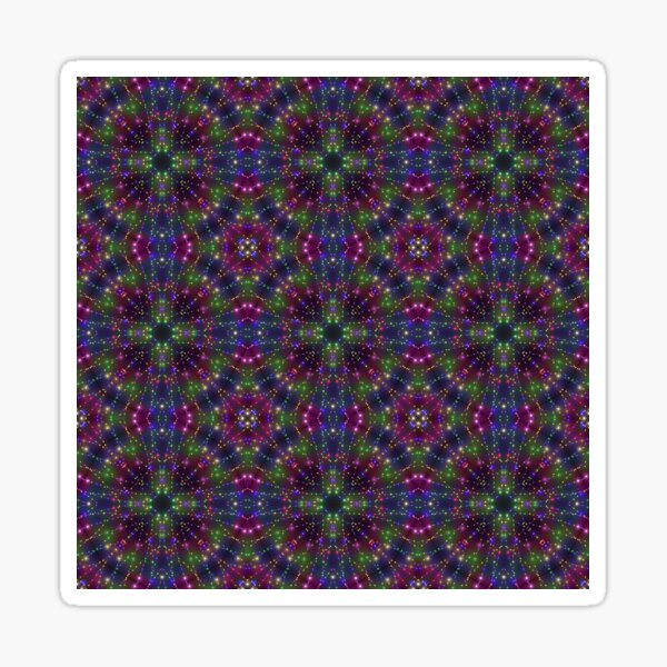 Christmas Lights Patterned Sticker