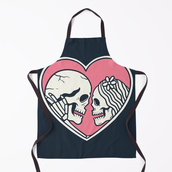 Item preview, Valentine's Couple Skulls designed and sold by rukurustudio.