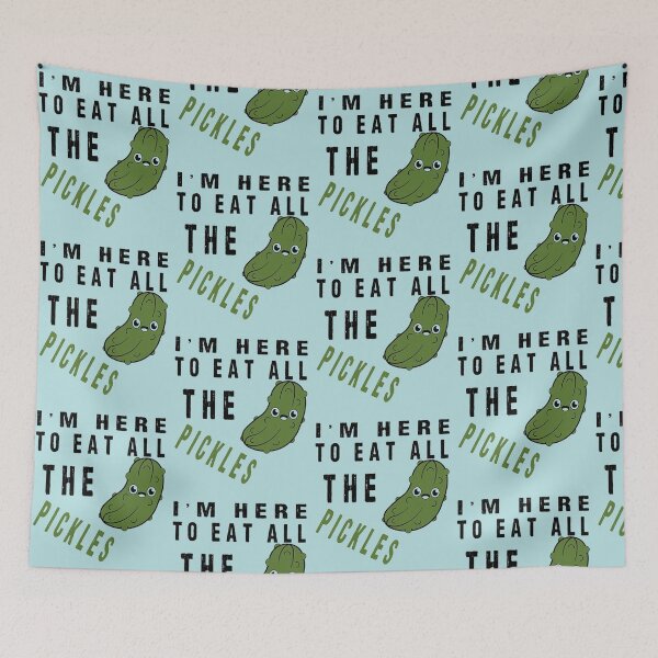 Item preview, I'm Here to Eat All the Pickles  cute gift for her, present for mother and father designed and sold by JensenBorer.