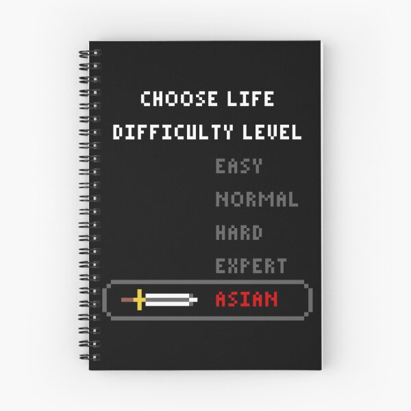 Item preview, Choose Life Difficulty Level Asian designed and sold by PapaBujuGaming.