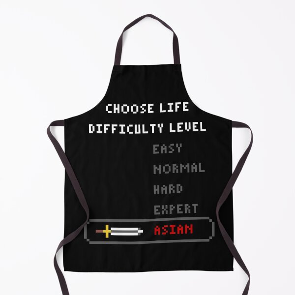 Item preview, Choose Life Difficulty Level Asian designed and sold by PapaBujuGaming.