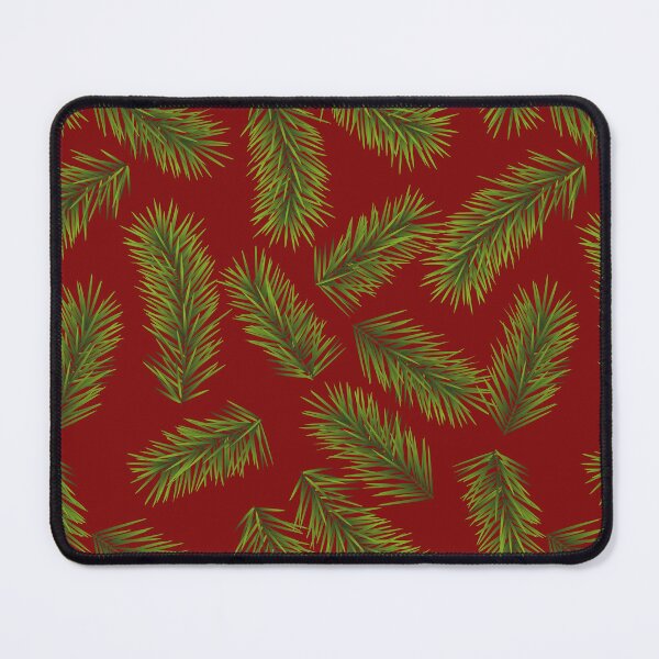 Item preview, Christmas Xmas Winter Red Fir Pine Spruce Botanical Evergreen Tree Wallpaper designed and sold by StudioAkubi.