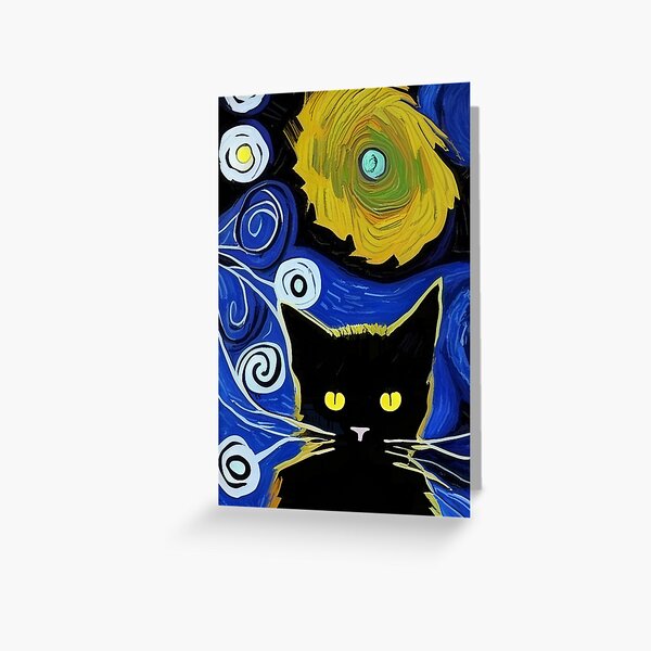 Item preview, Vincent van Mog (#64) Van Gogh cat [Create a set!] designed and sold by SolidEarthArt.