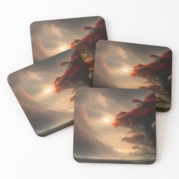 Item preview, Fantasy 8k Red Tree designed and sold by ART3M1S1A.