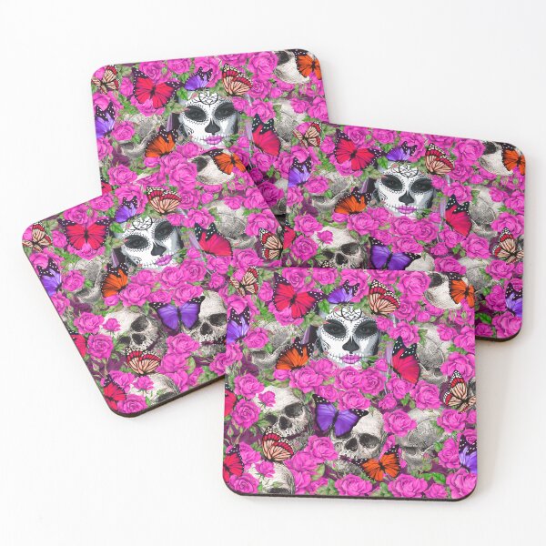 Item preview, Day-Of-The-Dead-Flower-2 art illustration designed and sold by Shuvra Gain.