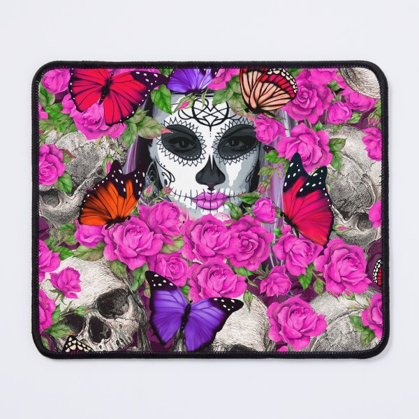 Item preview, Day-Of-The-Dead-Flower-2 art illustration designed and sold by Shuvra Gain.