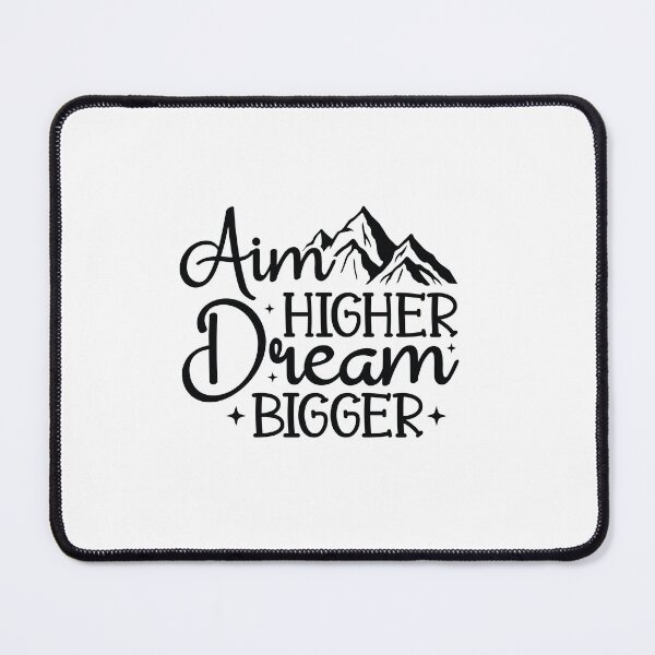 Item preview, Inspirational Quotes | Aim Higher Dream Bigger designed and sold by PrintStudioLK.