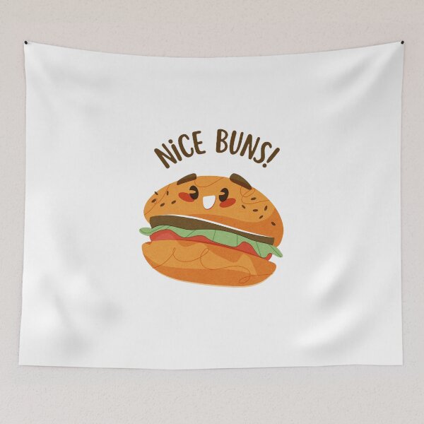 Item preview, Funny Burger Nice Buns designed and sold by FabDesigns91.