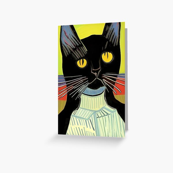 Item preview, Vincent van Mog (#65) Van Gogh cat [Create a set!] designed and sold by SolidEarthArt.