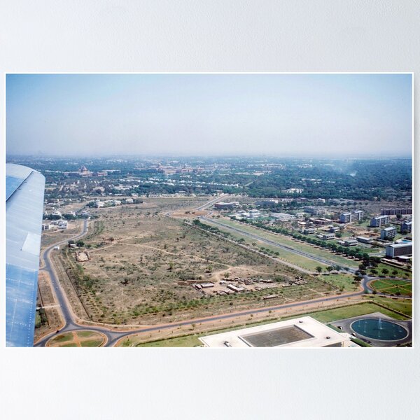 Item preview, 1960s - Aerial View of New Delhi, India designed and sold by thatwaslife.