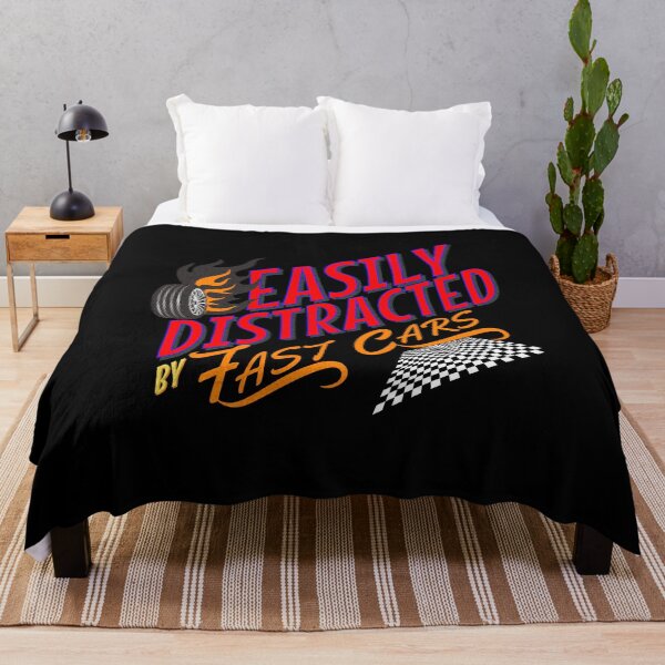 Item preview, Easily Distracted By Fast Cars Speed Checkered Flag Tires Racing Motorsports Drag Racing Race Cars Street Racing Vintage designed and sold by CarantinedChaos.