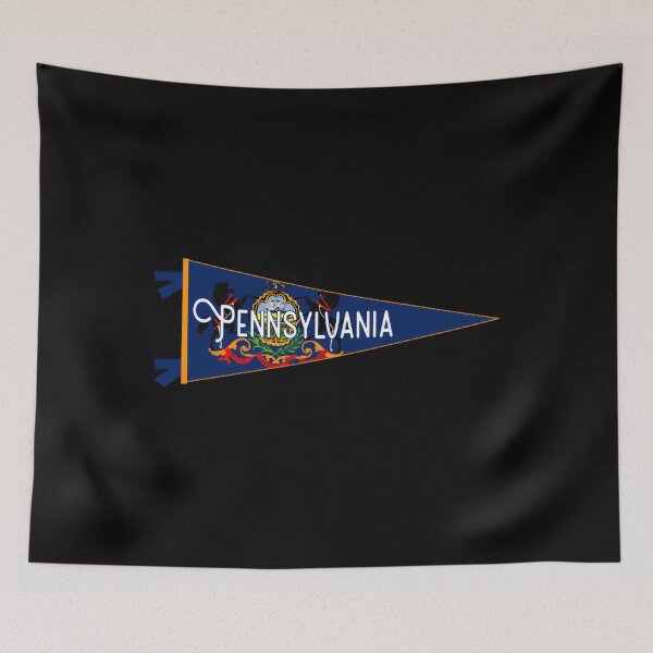 Aperçu de l'œuvre Pennant Drapeau Pennsylvanie Classique créée et vendue par rondelzoddau.