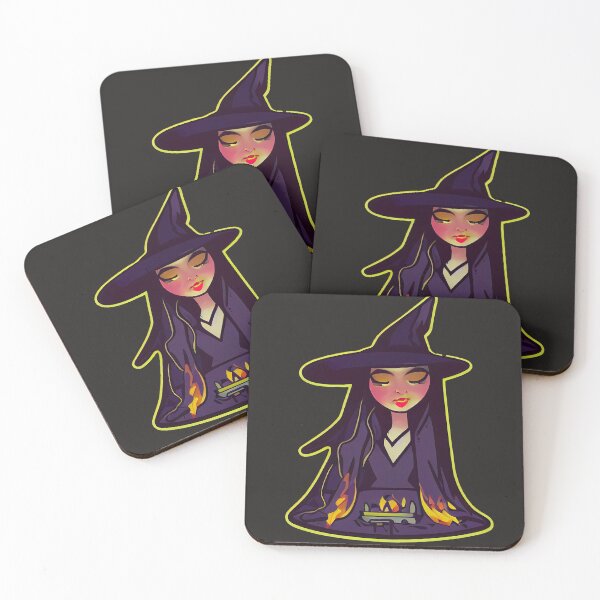 Item preview, Cartoonish Beautiful Witch Sticker designed and sold by TheCreativeFab.