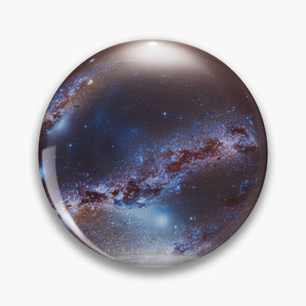 Item preview, Milky Way in a snow globe on a wooden table designed and sold by PM-Artistic.