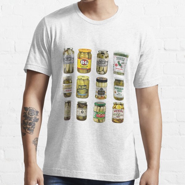 "vintage Canned Pickles" Tshirt for Sale by JensenBorer Redbubble