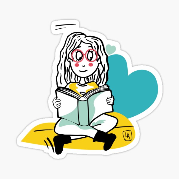 Lectrice Sticker