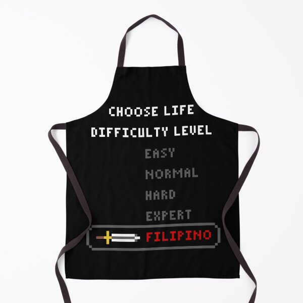 Item preview, Choose Life Difficulty Level Filipino designed and sold by PapaBujuGaming.