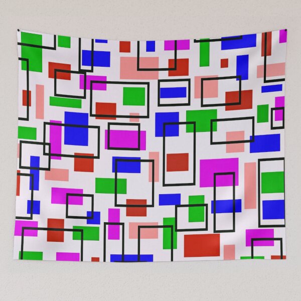 Item preview, Retro Inspired Rectangles designed and sold by TotallyRetroArt.