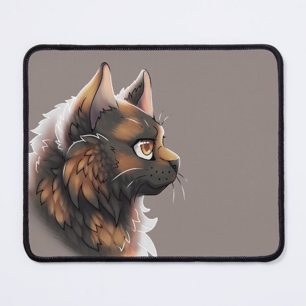 Item preview, Torbie Tortoiseshell British Longhair Side Portrait designed and sold by Bamsdrawz.