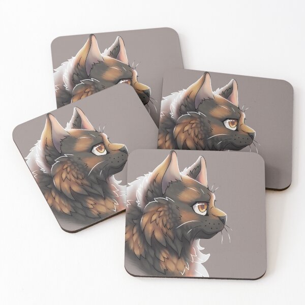 Item preview, Torbie Tortoiseshell British Longhair Side Portrait designed and sold by Bamsdrawz.