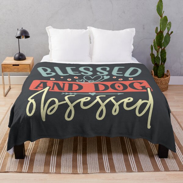 Item preview, Blessed and Dog Obsessed - Animal Lovers designed and sold by DebbisPalette.