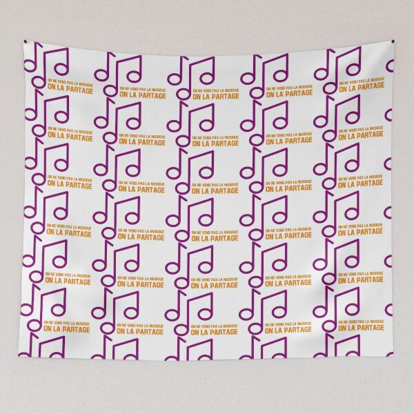 Aperçu de l'œuvre On ne vend pas la musique. Sur le partage. créée et vendue par Dinsigne.
