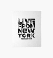 Live From New York, It's Saturday Night - Saturday Night Live Art Board