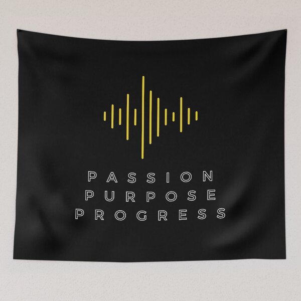Item preview, Passion Purpose Progress- Motivational Quotes designed and sold by House-Of-Pinto.