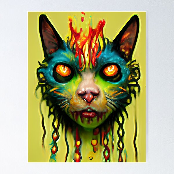 Item preview, Zombie Cat #32 for Horror Fans designed and sold by MyArtonStuff.