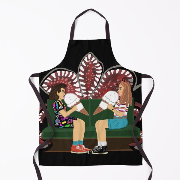 Item preview, Stranger Things Max and Eleven eating Ice Cream designed and sold by Humphreyart3.