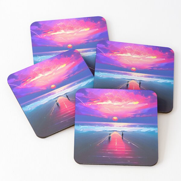 Item preview, ocean sunset waves, orange yellow vibes, vibrant color #9 designed and sold by supeart.