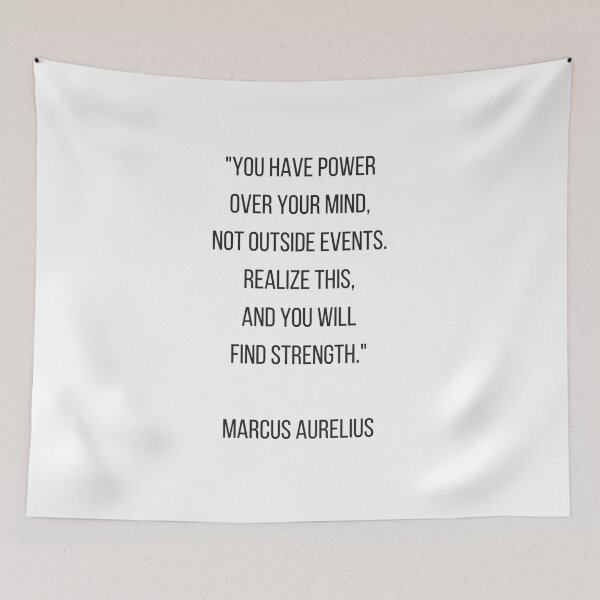 Item preview, Stoic Philosophy Quote - you have power over your mind designed and sold by Inspirationmotivation.