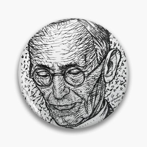 Item preview, HERMANN HESSE ink portrait .2 designed and sold by lautir.