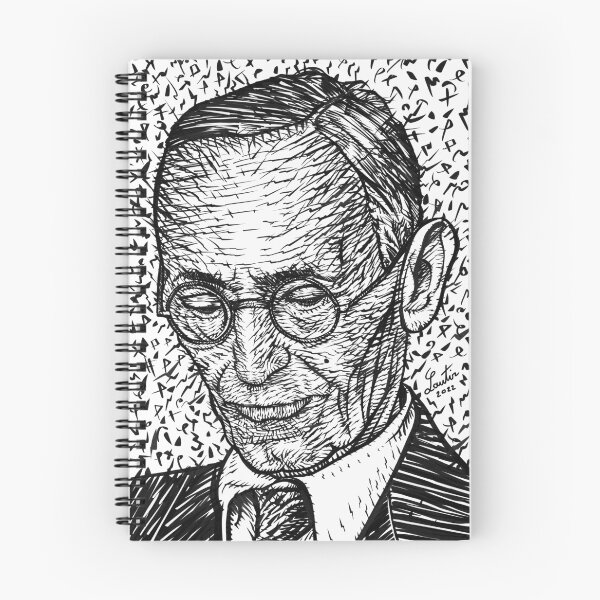 Item preview, HERMANN HESSE ink portrait .2 designed and sold by lautir.